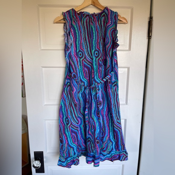 Kaffee Fasset fabric- Vintage 60s 70s dress - Picture 2 of 5